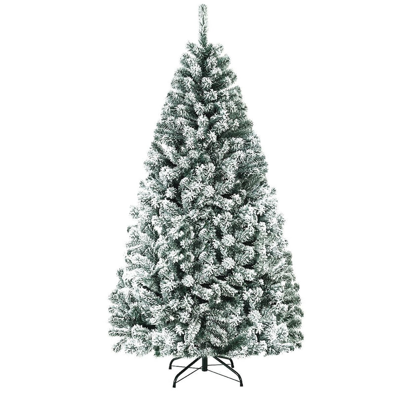 Arbre de Noël artificiel Snowy Coast  - Avec support métallique - 180 cm - Vert