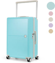 Skycases City Walker - Valise pour bagage à main - 34L - Légère et solide - Roues pivotantes à 360° - Verrouillage TSA - Housse de protection incluse - Compacte et spacieuse - Bleu Tiffany