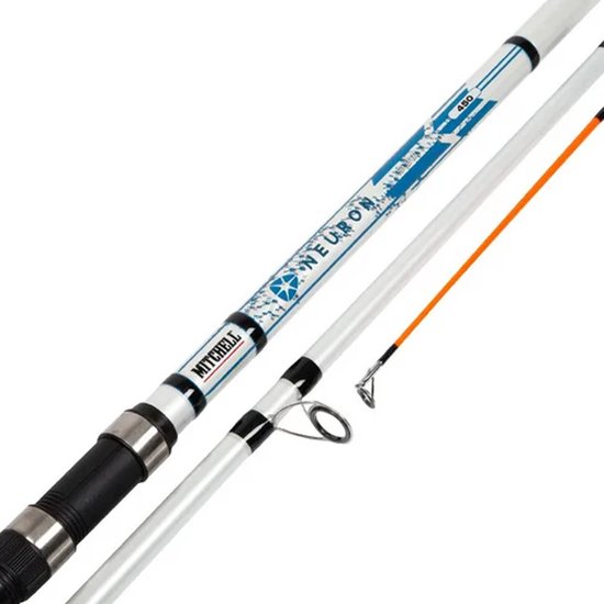 Canne à pêche de plage + moulinet - Mitchell - Neuron Surf - 4,20 m - Kit de pêche de plage