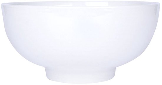 Plat en porcelaine blanche 20 cm, 1,6 l - Coupe à fruits - Plat de service - Petit plat