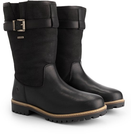 Travelin' Vrangen pour homme - Bottes de plein air - Doublées de laine - Noir