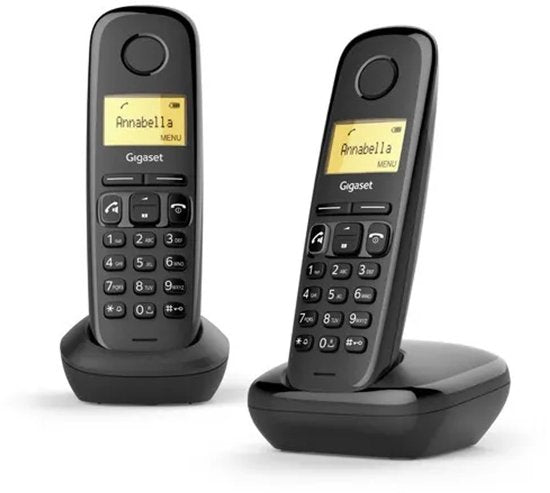 Gigaset A270 - Téléphone DECT Duo - Noir