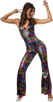 Dressforfun Disco girl M - déguisement halloween costume de fête carnaval costume de fête - 302141