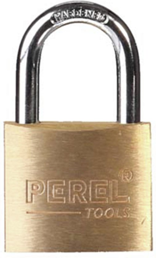 Cadenas Perel 30 mm, avec combinaison à 4 chiffres et 3 clés, léger et résistant