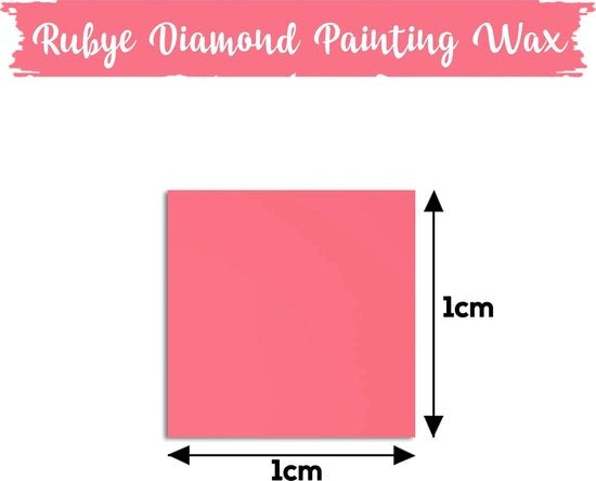 Rubye Cire à peindre diamantée - Peinture diamantée adultes - Peinture diamantée enfants - Accessoires de peinture diamantée - 50 pièces