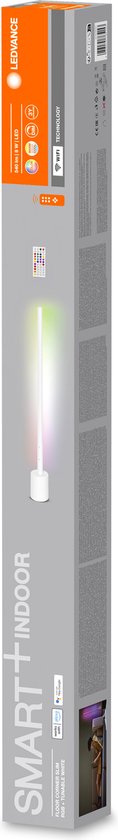 LEDVANCE SMART+ WIFI Lampadaire d'angle LED, fin, blanc, 8W