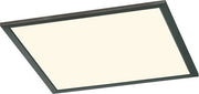 Trio leuchten - Plafonnier LED - Plafonnier - 26W - Blanc chaud 3000K - Dimmable - Carré - Noir - Aluminium