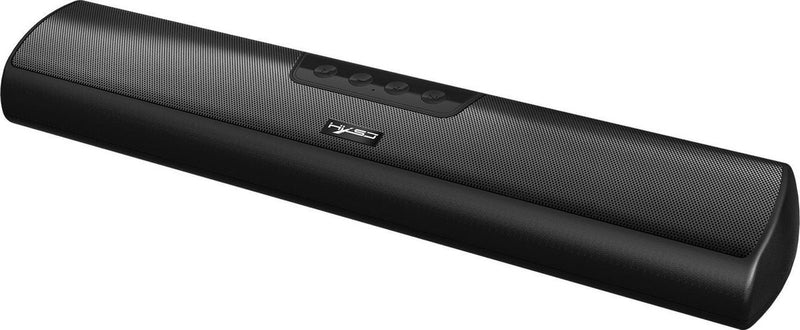 HXSJ Q3 Soundbar PC Speaker - AUX / Bluetooth sans fil - pour ordinateurs de bureau / ordinateurs portables / téléviseurs intelligents / équipements de projection - Noir