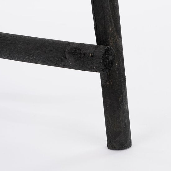 Porte-échelle House of Seasons - L29 x L49 x H119 cm - Bois de peuplier - Noir