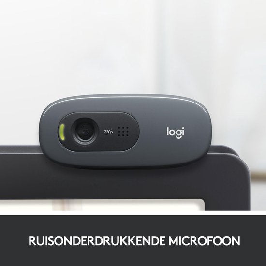Logitech C270 - Webcam HD 720p - 3 Mpx - Gris