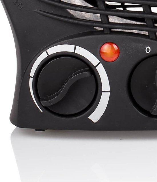 Radiateur de camping électrique Tristar KA-5037 - Radiateur soufflant - 2 niveaux de chaleur 1000|2000 watts - Pour les petits espaces - Noir