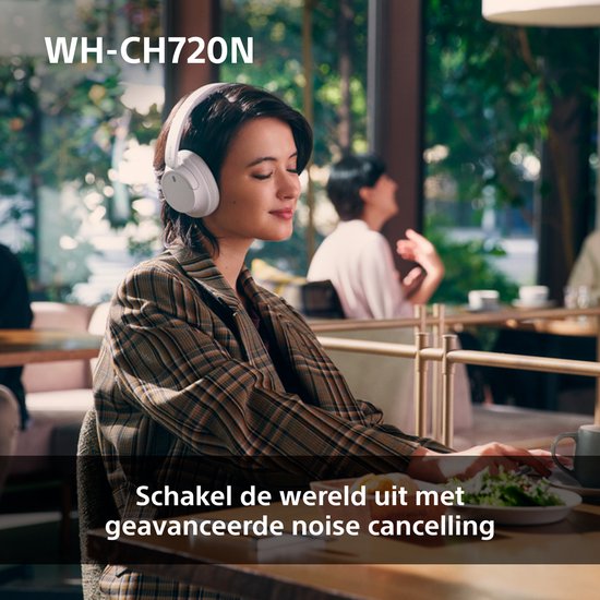 Sony WH-CH720N – Casque sans fil circum-auriculaire avec réduction de bruit - Rose