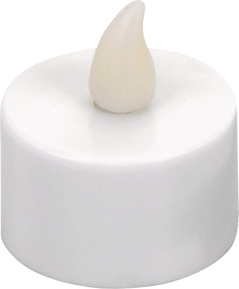 Lampe d'ambiance bougies chauffe-plats - 24 pièces - LED - piles - plastique - D3,8 cm