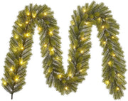 Black Box Trees Nagoya : guirlande avec éclairage LED - Décoration de Noël d'intérieur avec 40 ampoules blanc chaud - Guirlandes de Noël en plastique - L 270 x Ø 20 cm - Vert