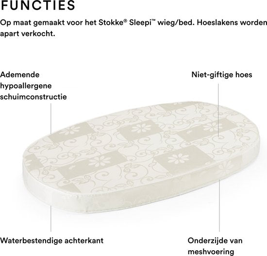 Matelas Stokke® Sleepi™ pour lit bébé