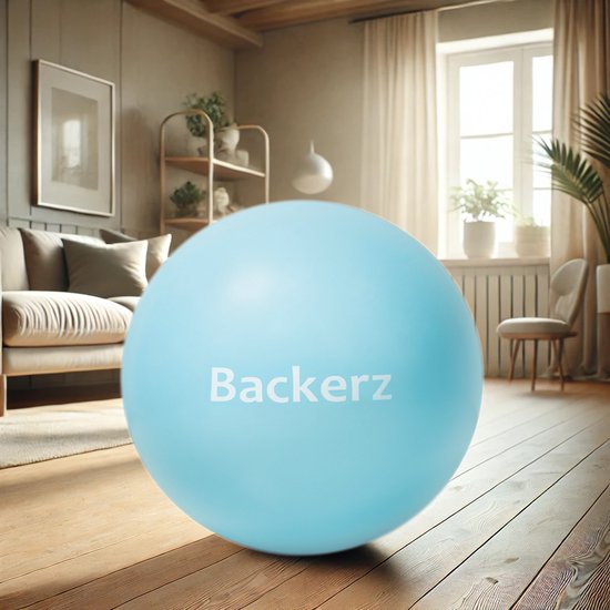 Backerz Yoga Bal - Ballon intérieur en PVC pour ballons de yoga Ella - Anti-éclatement - Bleu clair
