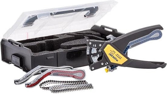 Kit pince - Jokari 62000 -  À sertir 4 en 1 avec mallette + embouts 0,5 à 2,5 mm²