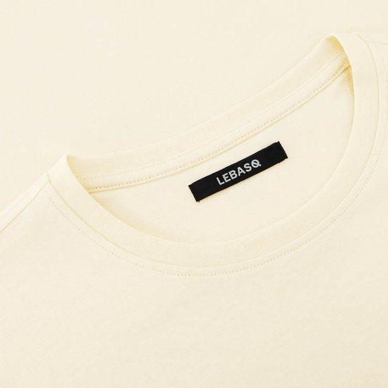 LEBASQ - The Baker - T-shirt - Manches courtes - Blanc cassé - M - Coton bio