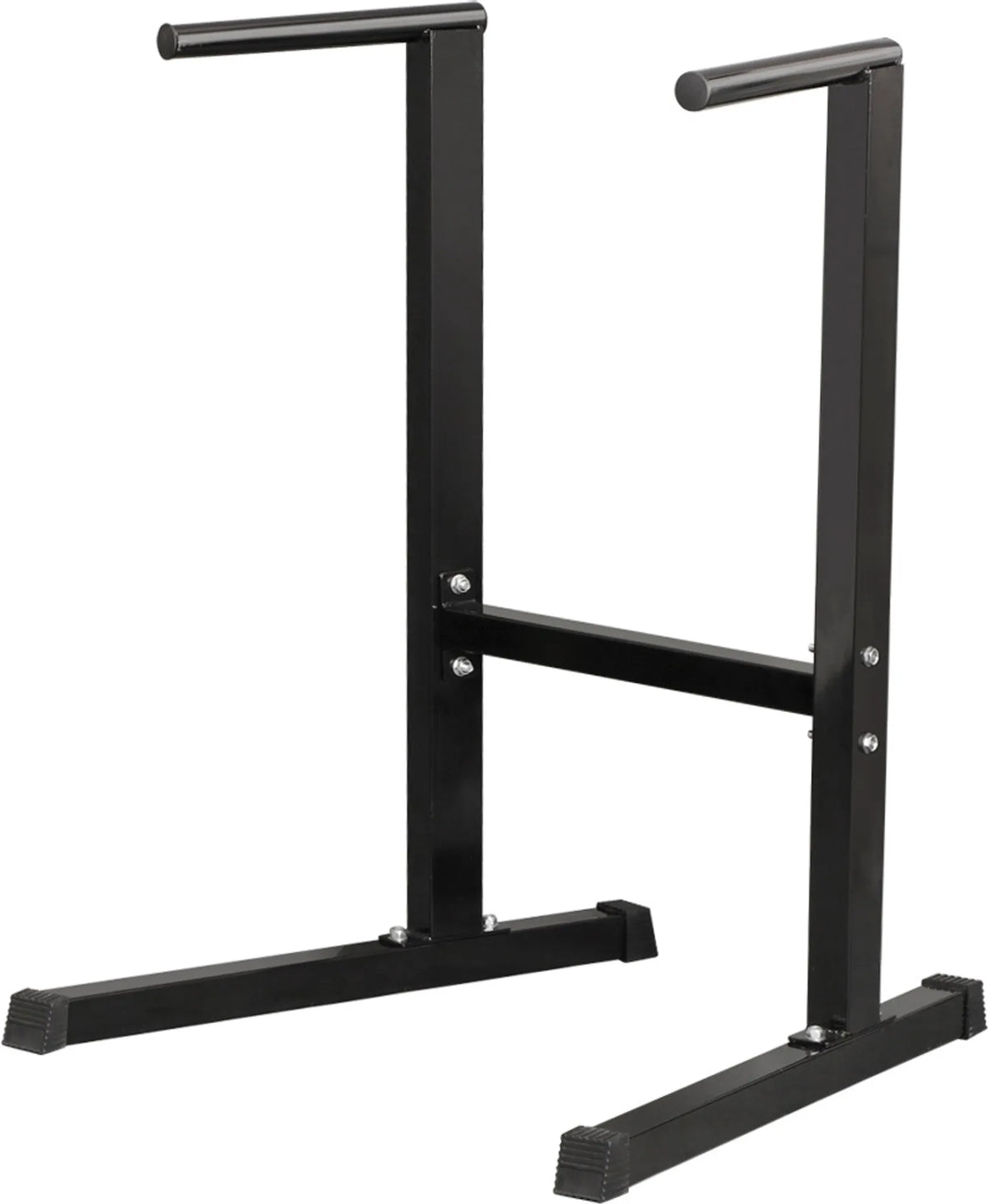 Yaheetech : barre de traction et station de dips robuste, 84 x 79 x 107 cm – Noir mat – Métal