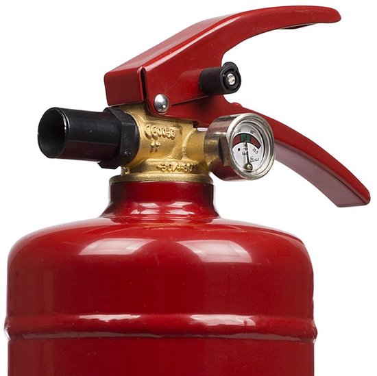 Extincteur à poudre Smartwares FEX‑15120 – 2 kg – Classe d'incendie ABC – Support de fixation inclus – Adapté à un usage domestique et automobile