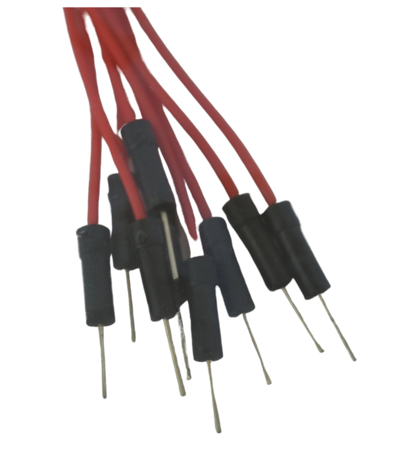 Jeu de fils de connexion, 10Pcs / Kit, 20 cm de long, couleur rouge