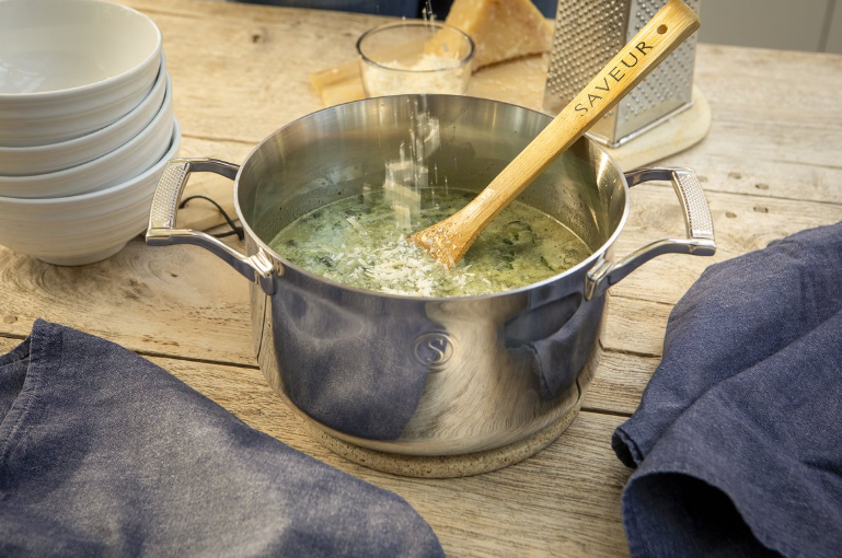 Casserole avec couvercle Saveur Selects Voyage - Acier inoxydable triplex - 22 cm