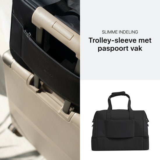 ONYX The Weekender – Sac de voyage pour femmes et hommes – Sac de week-end 50 L – Sac de voyage en tant que bagage à main – Noir Onyx