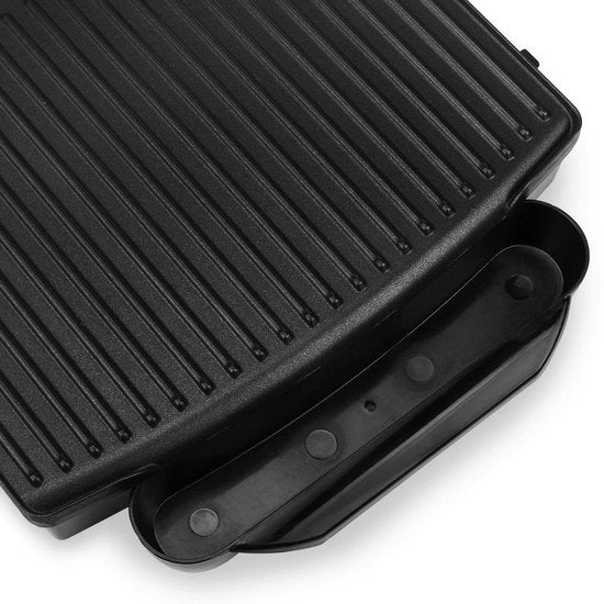 Princess Panini Grill 112415 - Grand grill à contact 30 x 24 cm - Appareil à croque-monsieur - Appareil à grill - 2 000 W - Couvercle supérieur coulissant - « Meilleur achat » selon le guide des consommateurs d'octobre 2025
