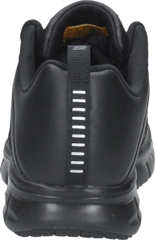 Baskets Skechers Work Relaxed Fit en cuir noir - Femme - Taille 36