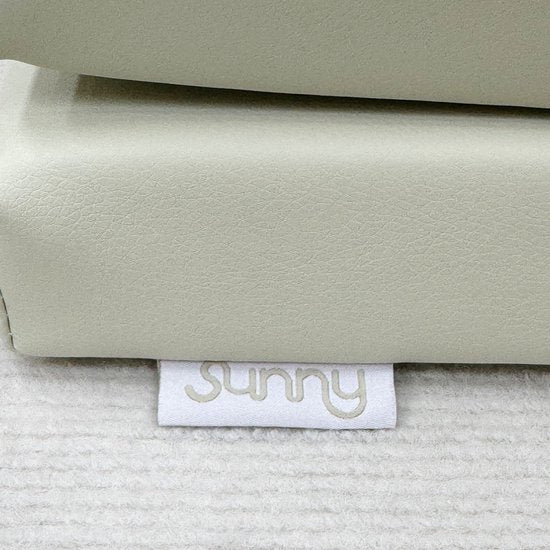 Tapis de jeu Sunny Dani Foam – Tapis en mousse pliable – Softplay – Tapis de jeu doux et sûr – Beige et gris – À partir de 3 mois