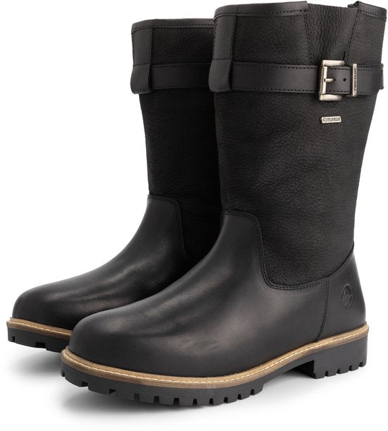 Travelin' Vrangen pour homme - Bottes de plein air - Doublées de laine - Noir