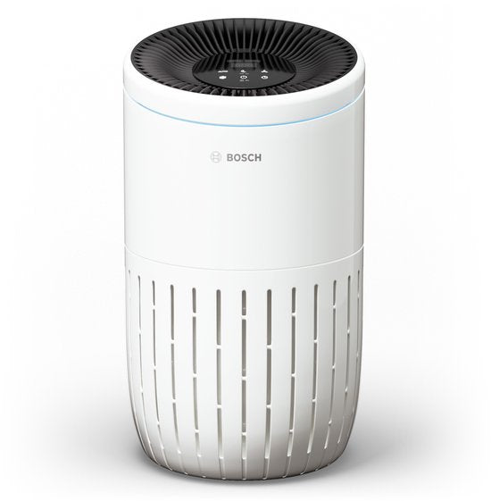 Purificateur d'air Bosch Air 2000 jusqu'à 37,5 m² - Élimine efficacement les impuretés grâce à son filtre HEPA, son capteur intelligent et son mode silencieux - pour les personnes allergiques