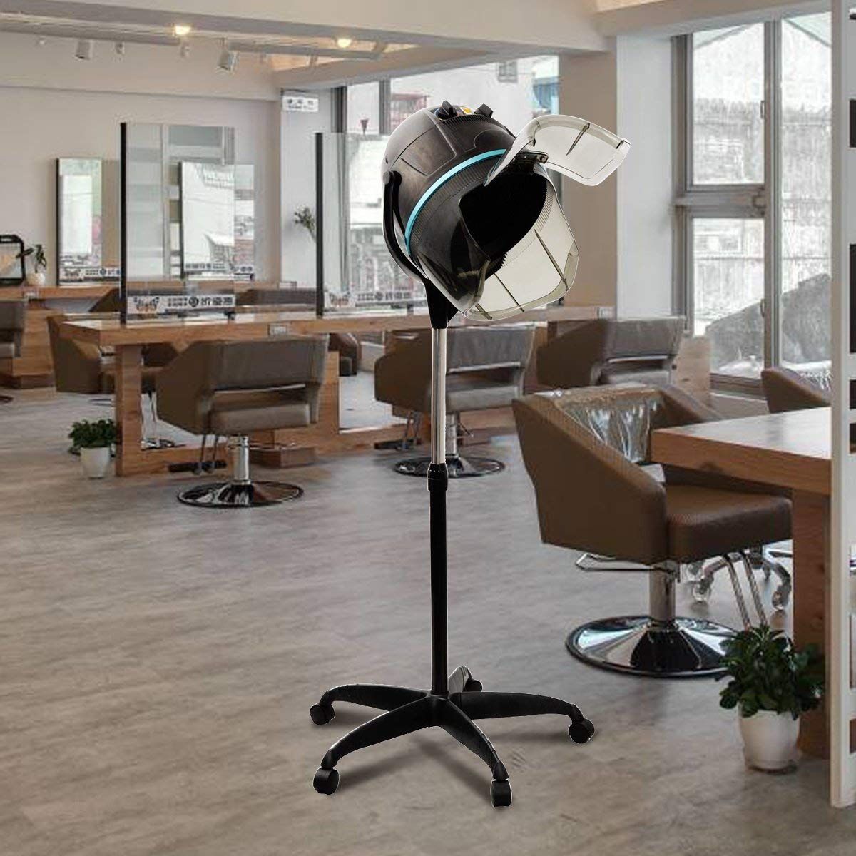 Sèche-cheveux professionnel Coast - 1050W - Hauteur réglable - Système de minuterie - Noir