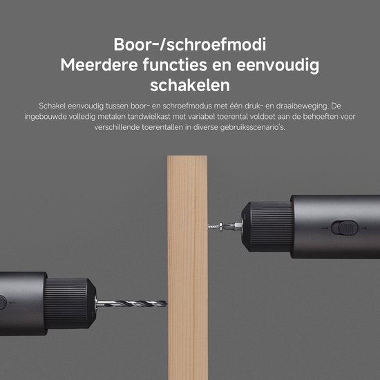 Perceuse sans fil sans balais Xiaomi 12 V Max | Perceuse sans fil 12 V | 30 Nm | 1 400 tr/min | 30 niveaux de couple | Écran intelligent | USB-C