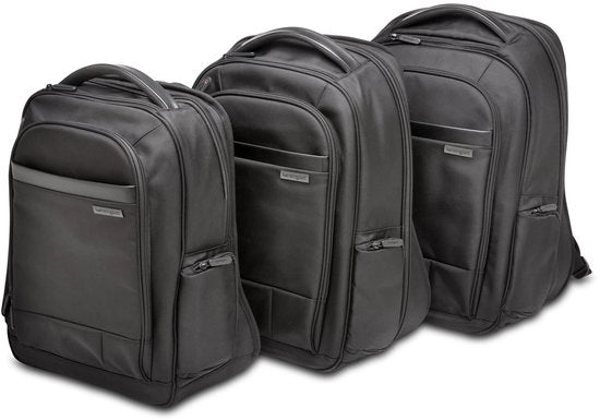 Sac à dos Kensington Contour™ 2.0 15,6 pouces - Matériau durable et hydrofuge - Ergonomique - Noir