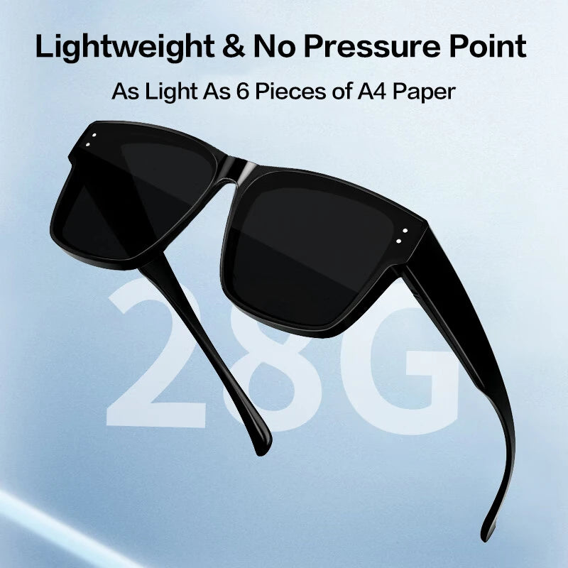 Ochama X J.ZAO Lunettes de soleil polarisées en nylon haut de gamme, lunettes de vue pour la vision de loin, pour hommes et femmes, kit miroir