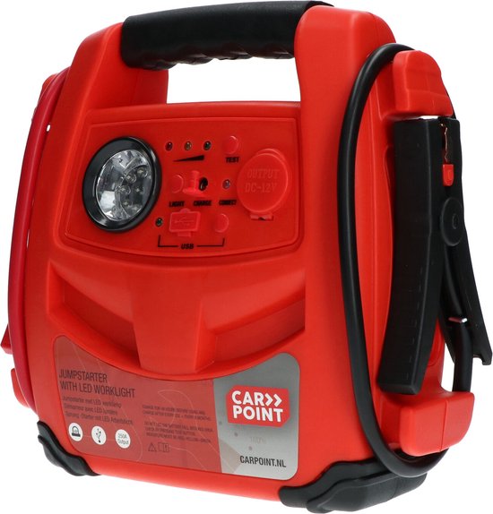 Carpoint Démarreur de démarrage 12V/7AH 2in1 LED 250A