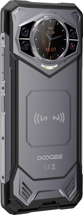 Doogee S200 NL – 6,72 pouces – Smartphone robuste – 12 Go + 20 Go de RAM – 256 Go de ROM – 10 100 mAh – Android 14.0 – Gris