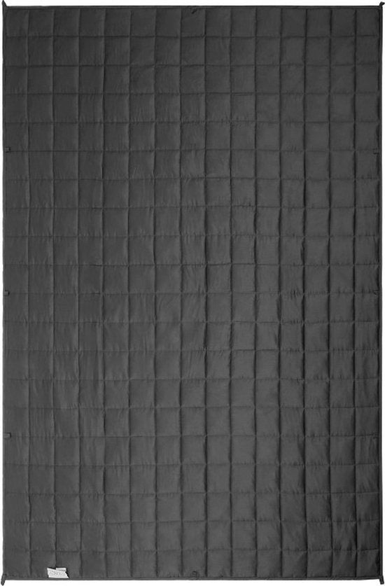 Couverture lestée Calmzy Bamboo - 9kg - 150x200cm - Gris foncé