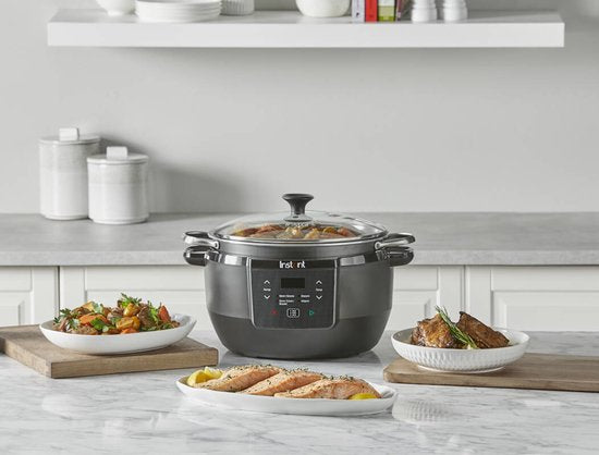 Mijoteuse Instant Pot Superior 7,2 L - Mijoteuse 4-en-1 - Sauter - Cuisson à la vapeur - Maintien au chaud - Jusqu'à 10 portions - Cuisson tout-en-un