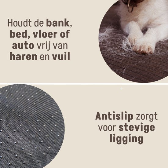 By Cee Cee Original Dog Rug Bench - Panier pour chien - Premium - Entièrement dézippable - Beige - 85x90 - Taille M