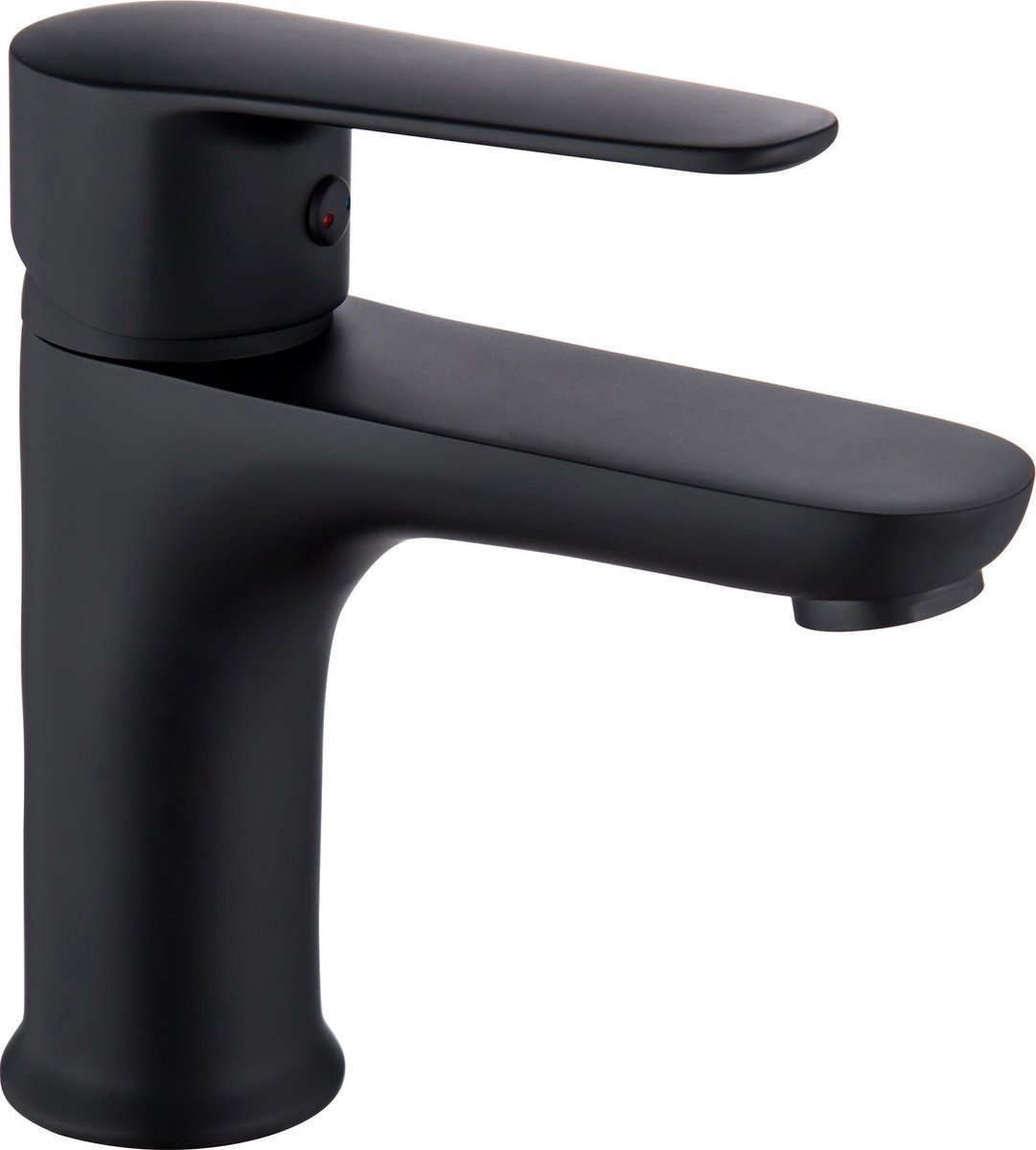 Robinet de salle de bain Inspire Noir incluant les connecteurs - Robinet de lavabo - Noir Chrome