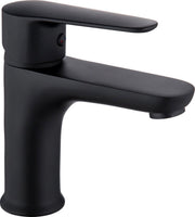 Robinet de salle de bain Inspire Noir incluant les connecteurs - Robinet de lavabo - Noir Chrome