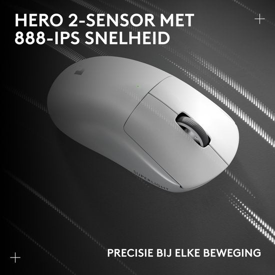 Logitech G Pro X Superlight 2 - Souris de jeu sans fil - Lightspeed - Blanche