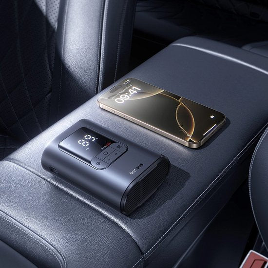 Baseus GoTrip VA1 - Compresseur de voiture - 150 PSI - 12 V - Éclairage LED