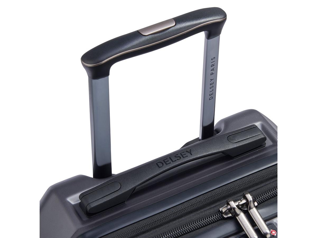 Ensemble de valises à roulettes Delsey Rempart - 2 pièces - 55 cm et 80 cm - Anthracite