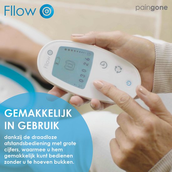 Paingone Fllow | soulage les jambes lourdes et douloureuses | Stimulateur de la circulation sanguine - Batterie rechargeable -
