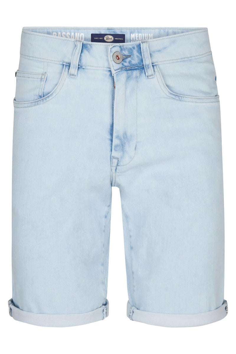 Short en denim classique Petrol Industries pour homme, taille 2XL – Light Stone – Coton et élasthanne