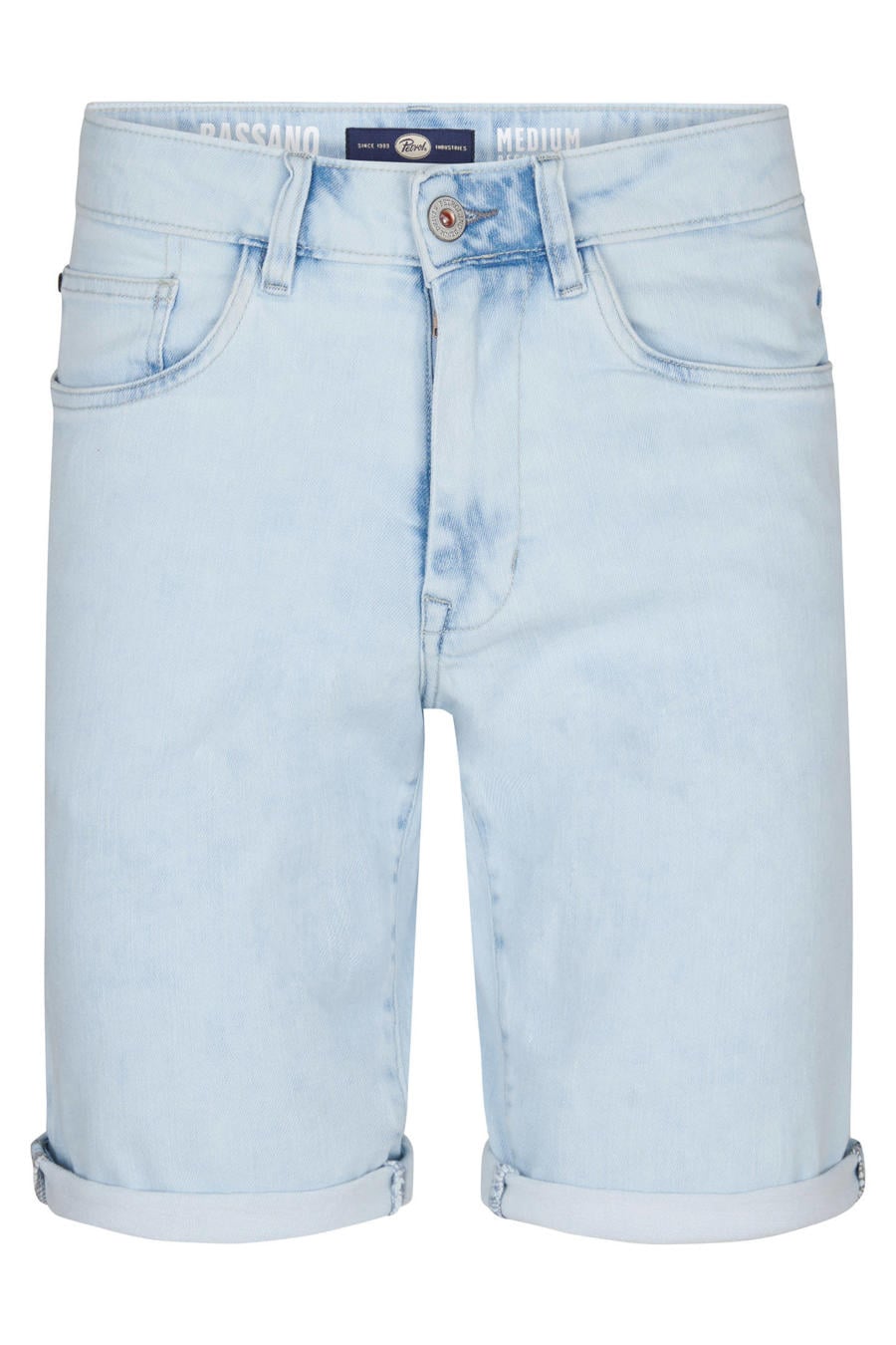Short en denim classique Petrol Industries pour homme, taille 2XL – Light Stone – Coton et élasthanne