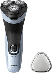 Philips Shaver 3000X X3003/00 – Rasage à sec et sous l'eau - Rasoir pour homme - Avec tondeuse – Bleu